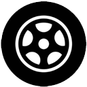 Tires and wheels services icon—mount, balance, rotation at LRS Auto Service
